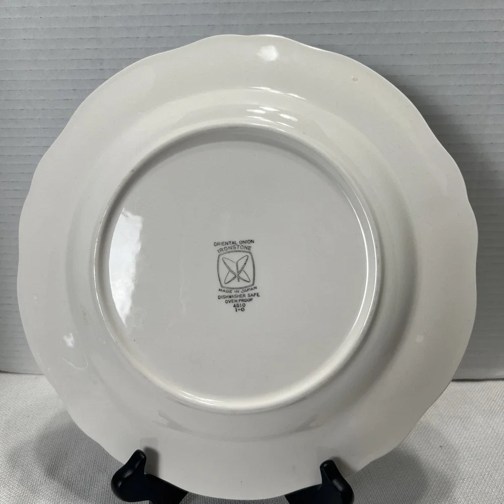 Vintage Oriental Onion Ironstone Serving Platter 4610 Made in Japan